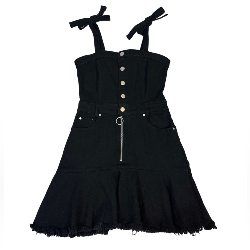étophe studio Black Denim Dress (Size S)